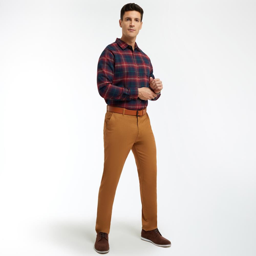 Camisa Franela Regular Manga Larga Hombre Herald image number 1.0