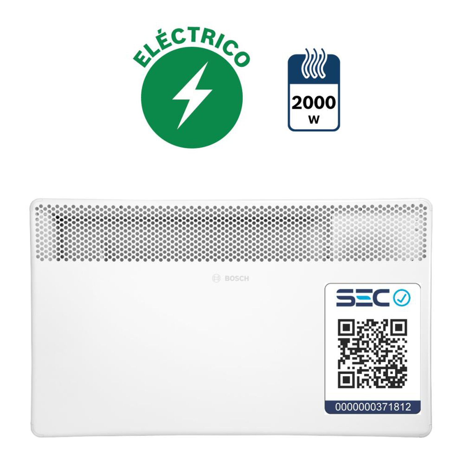 Convector El&eacute;ctrico Bosch 2000 W image number 1.0