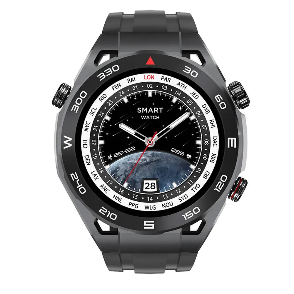 Reloj Inteligente Hoco Y16 Smartwatch Bluetooth Negro image number 4.0