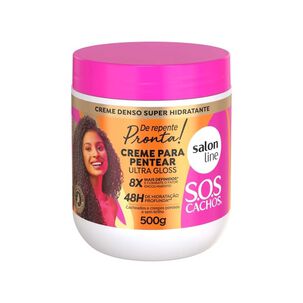 Crema Para Peinar Ultra Gloss De Pronta 500gr Salon Line