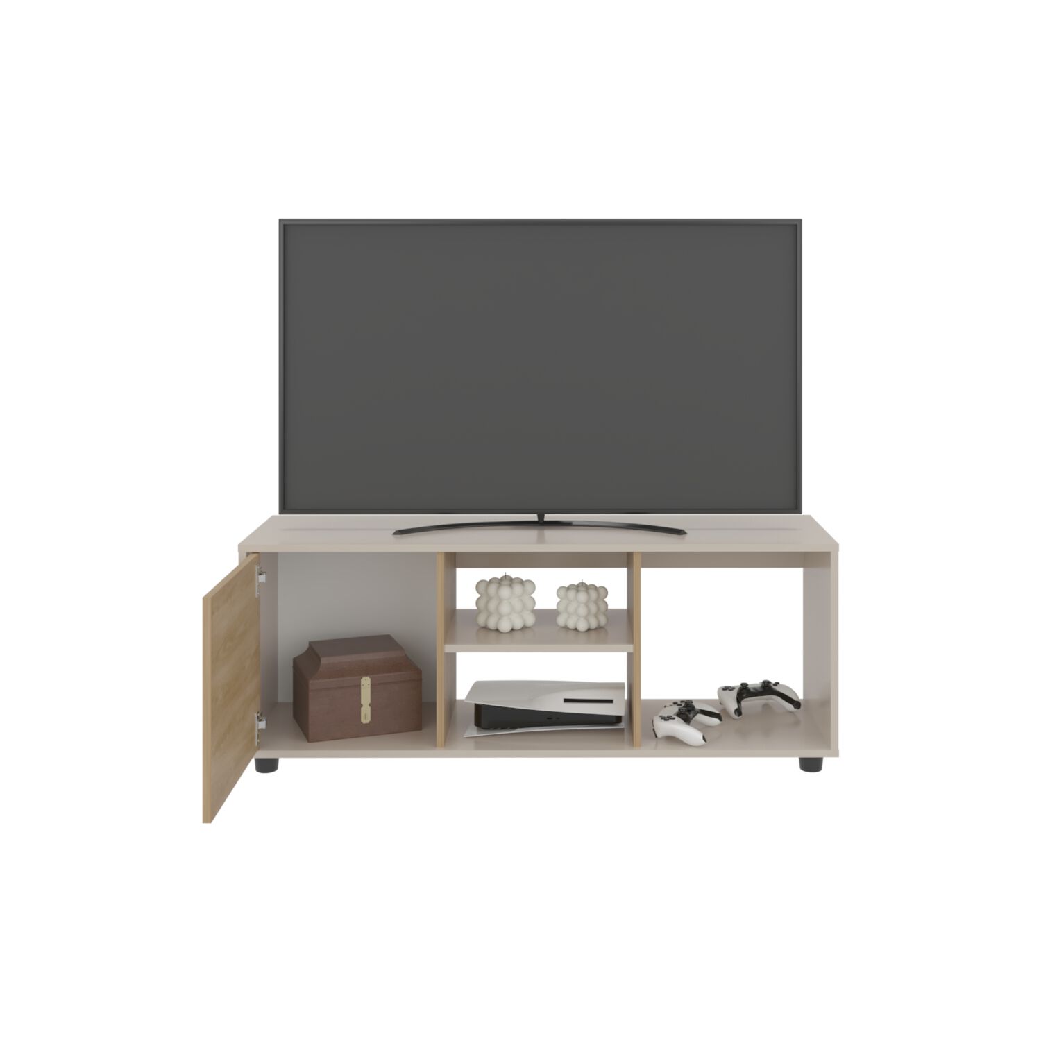 Rack Tv 50" 120,3x34,9x46,7 Cm 1 Puerta Abatible image number 2.0