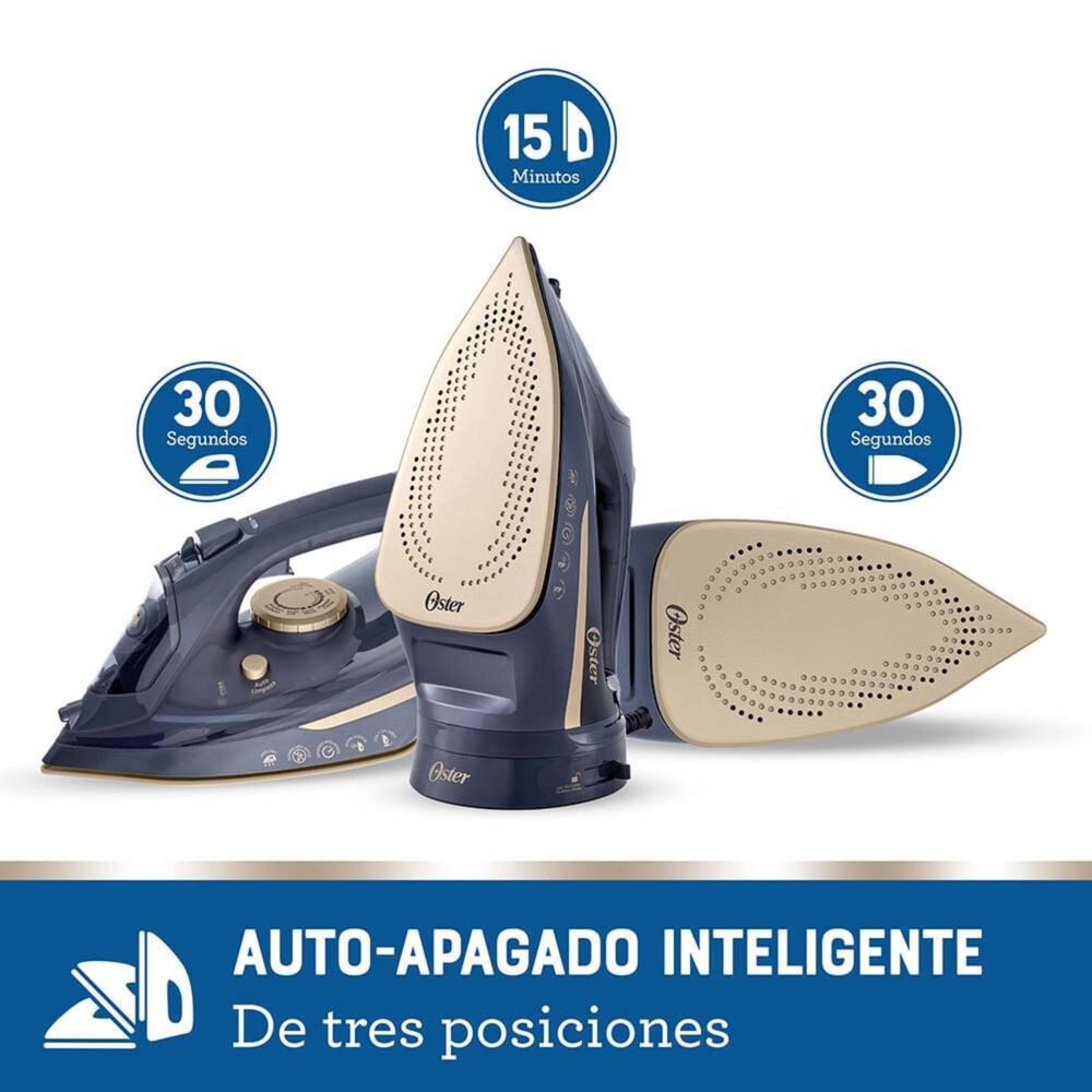 Plancha De Vapor Inalámbrica Oster 2 En 1 Con Suela De Cerámica Gcstcc5000 image number 8.0