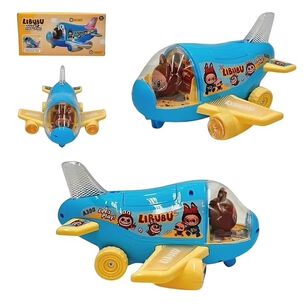 Pak De 3 Avion Piloto Labubu Luz Y Sonido 2025