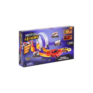 Pista De Carreras Con Lanzador, 2 Loops Y 2 Autos Happyline