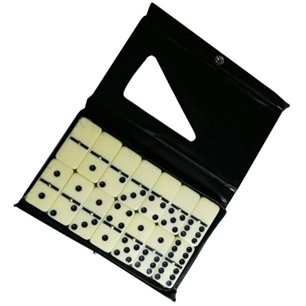 Domino Juego Clásico De 28 Piezas Blancas - Ps image number 0.0