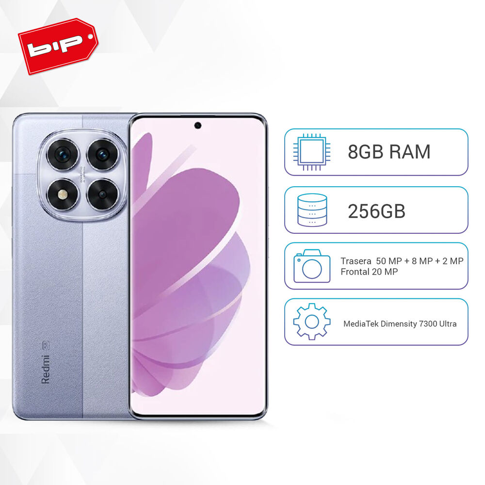 Celular Redmi Note 14 Pro 5g Lavender Purple 8gb Ram 256gb Rom Nuevo image number 0.0
