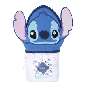 Toalla Capucha Azul Stitch Unisex