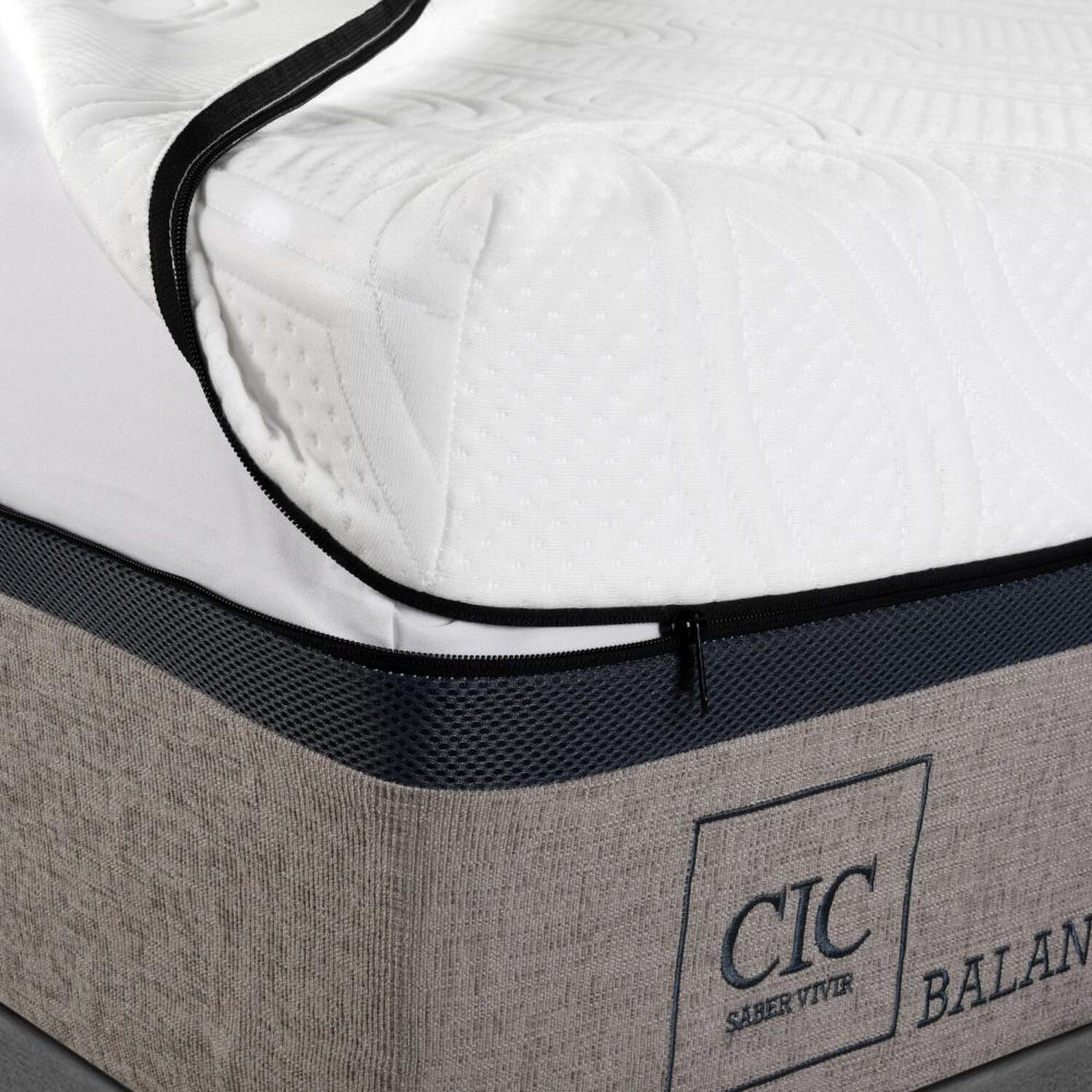Cama Europea Cic Balance / 2 Plazas / Base Dividida  + Respaldo image number 2.0