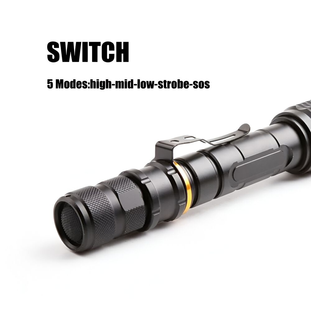 Linterna Led Profesional Multi Uso Con Zoom High Power T6 image number 8.0