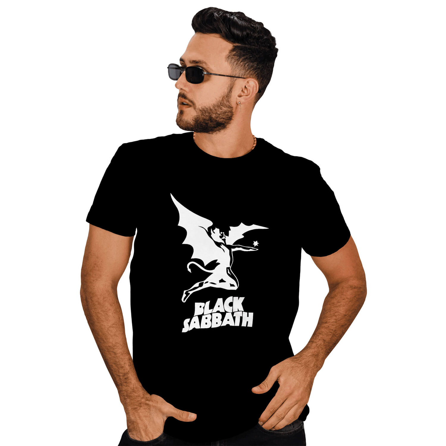 Polera Hombre Black Sabbath Metal Rock image number 0.0