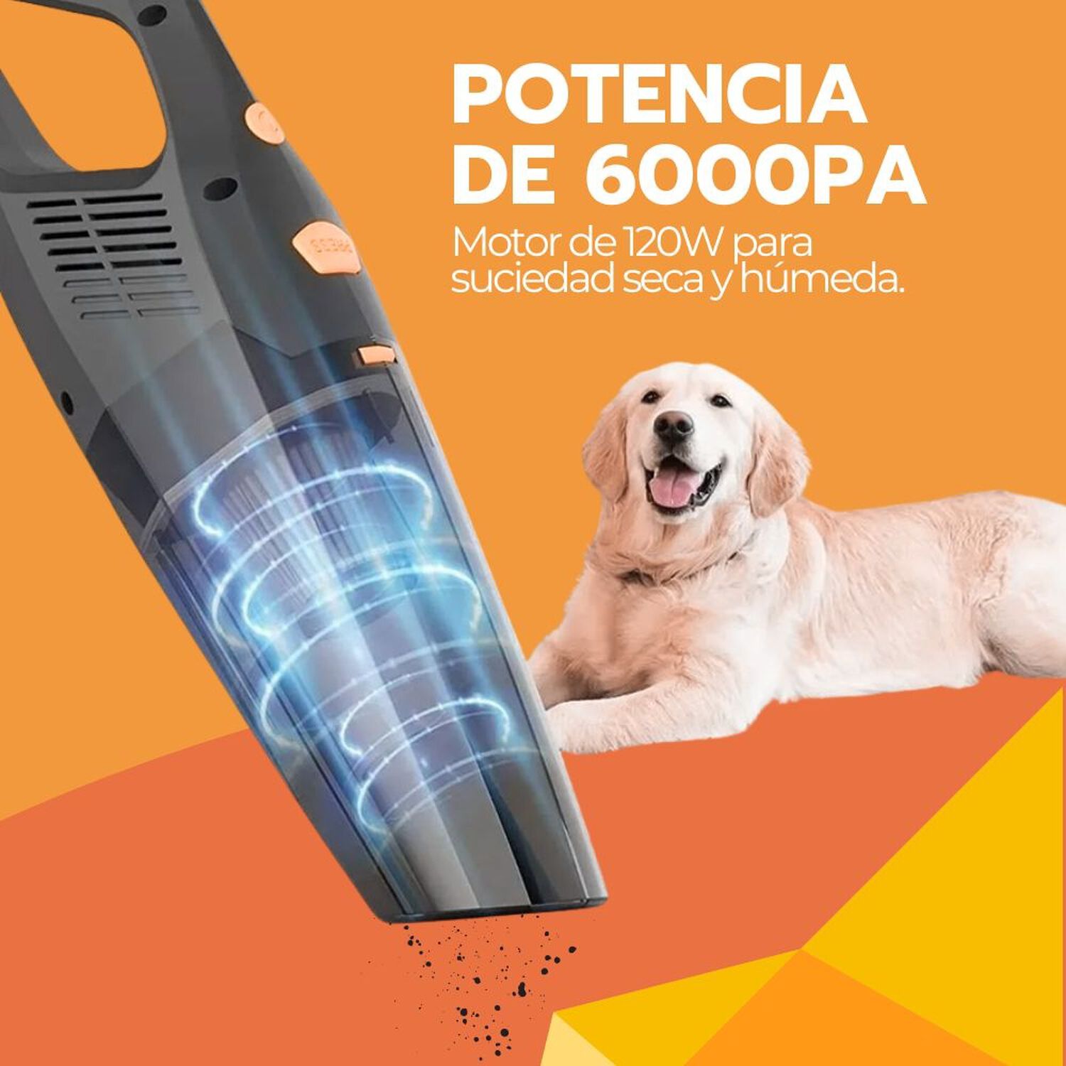 Aspiradora De Mano Auto Inal&aacute;mbrica Multifuncional Port&aacute;til image number 5.0