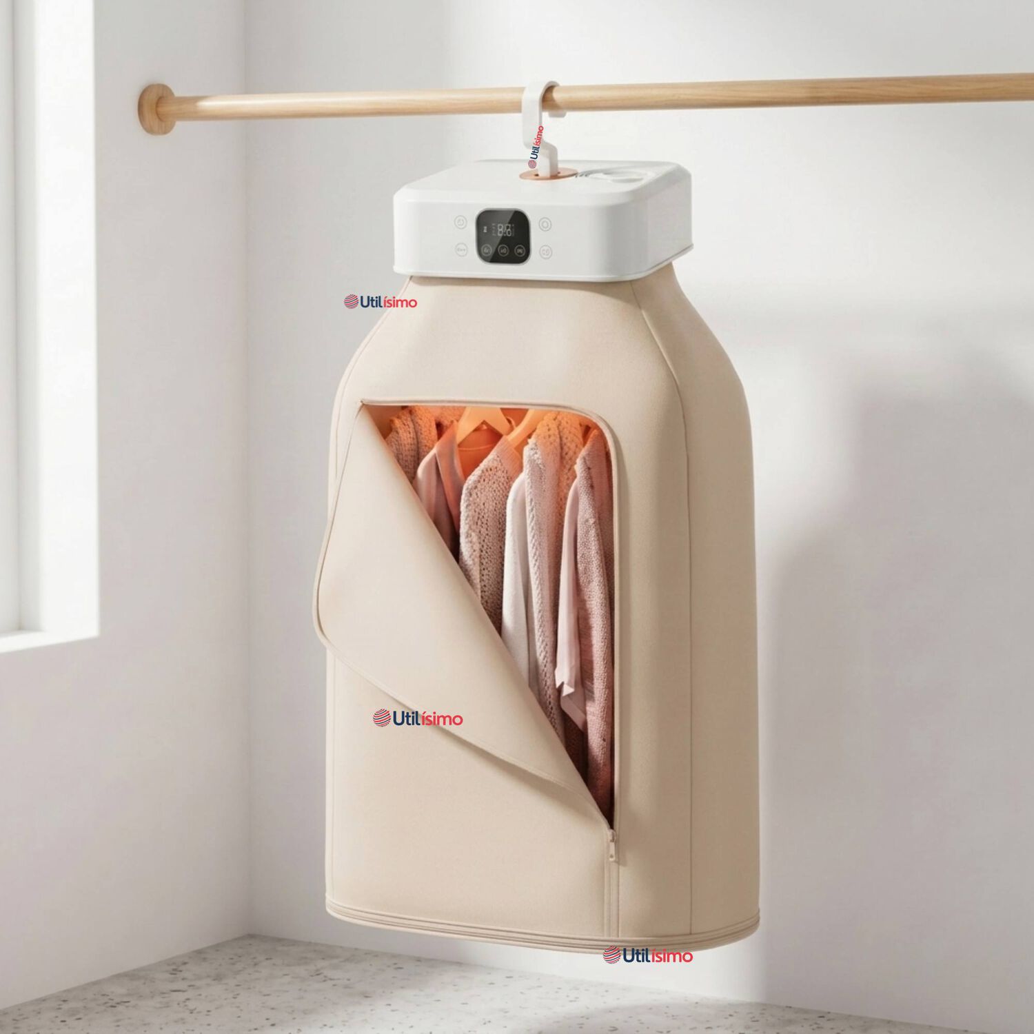 Secadora Ropa Port&aacute;til Compacto El&eacute;ctrico Bajo Consumo 900w - 1000w image number 0.0