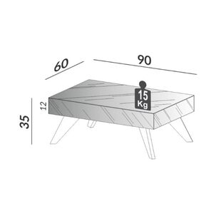 Mesa De Centro Decocasa M C Tb605 C