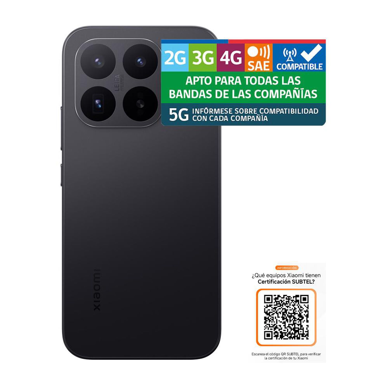 Smartphone Xiaomi 17T / 5G / 256 GB / Negro / Liberado image number 7.0