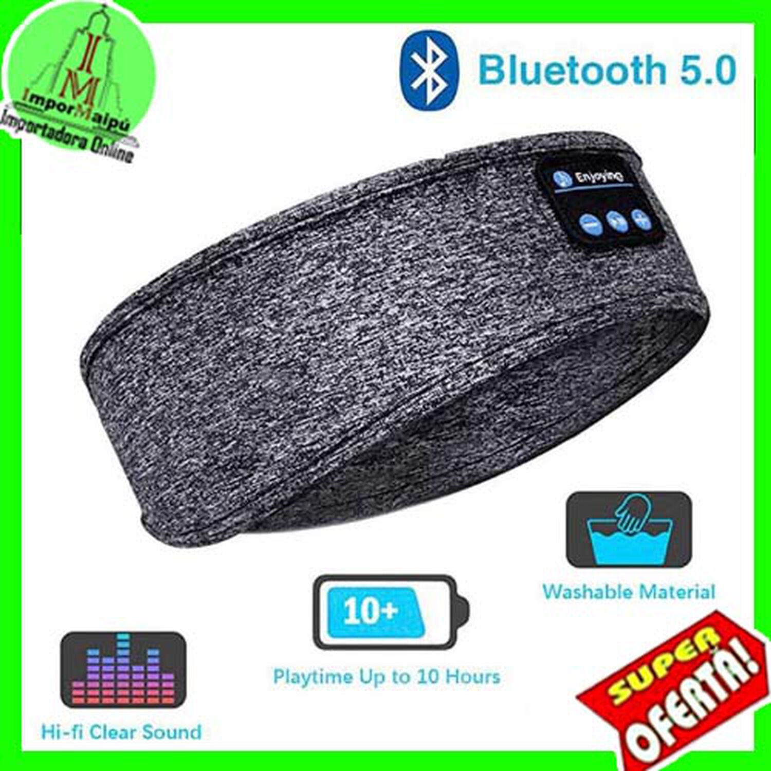 Aud&iacute;fonos Bluetooth Cintillo M2 Recargables Auriculares Inalambricos Para Dormir Y Deportes image number 3.0