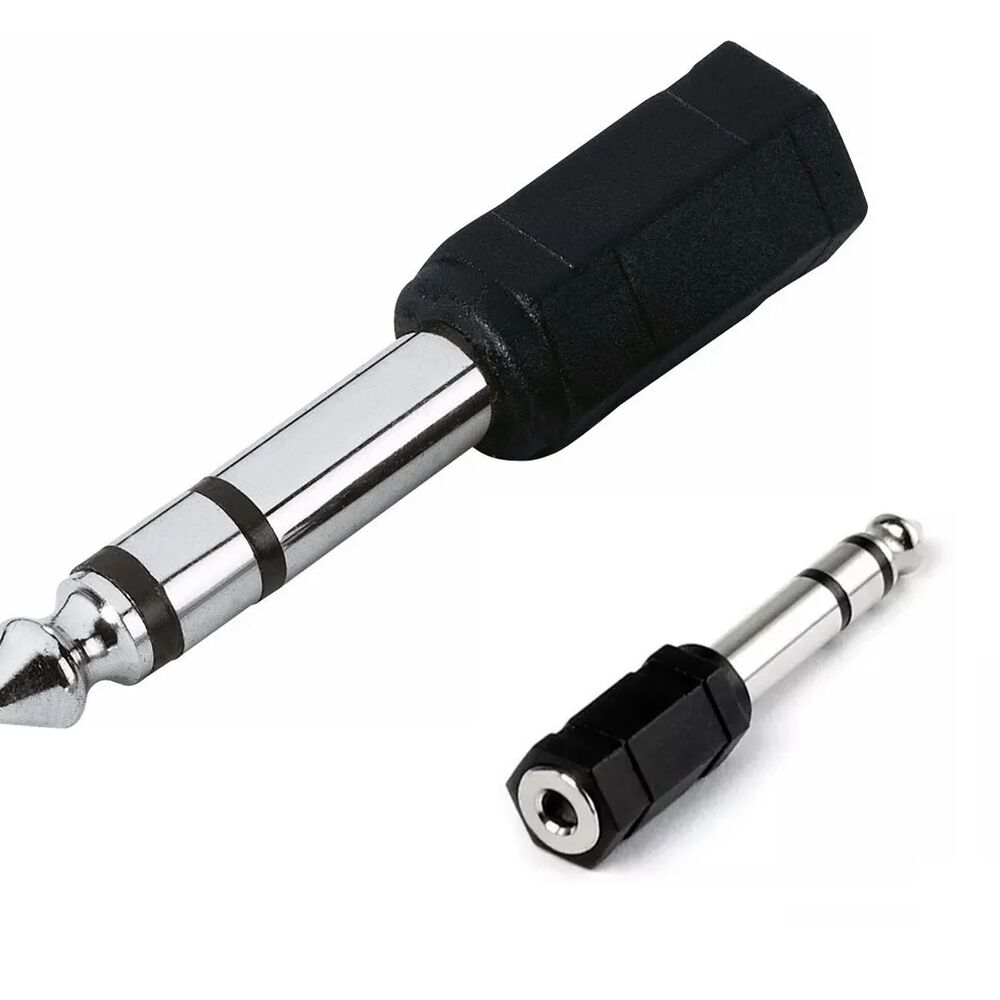 Adaptador De Audio 6.3mm Macho A 3.5mm Hembra Hifi Cav08 image number 1.0