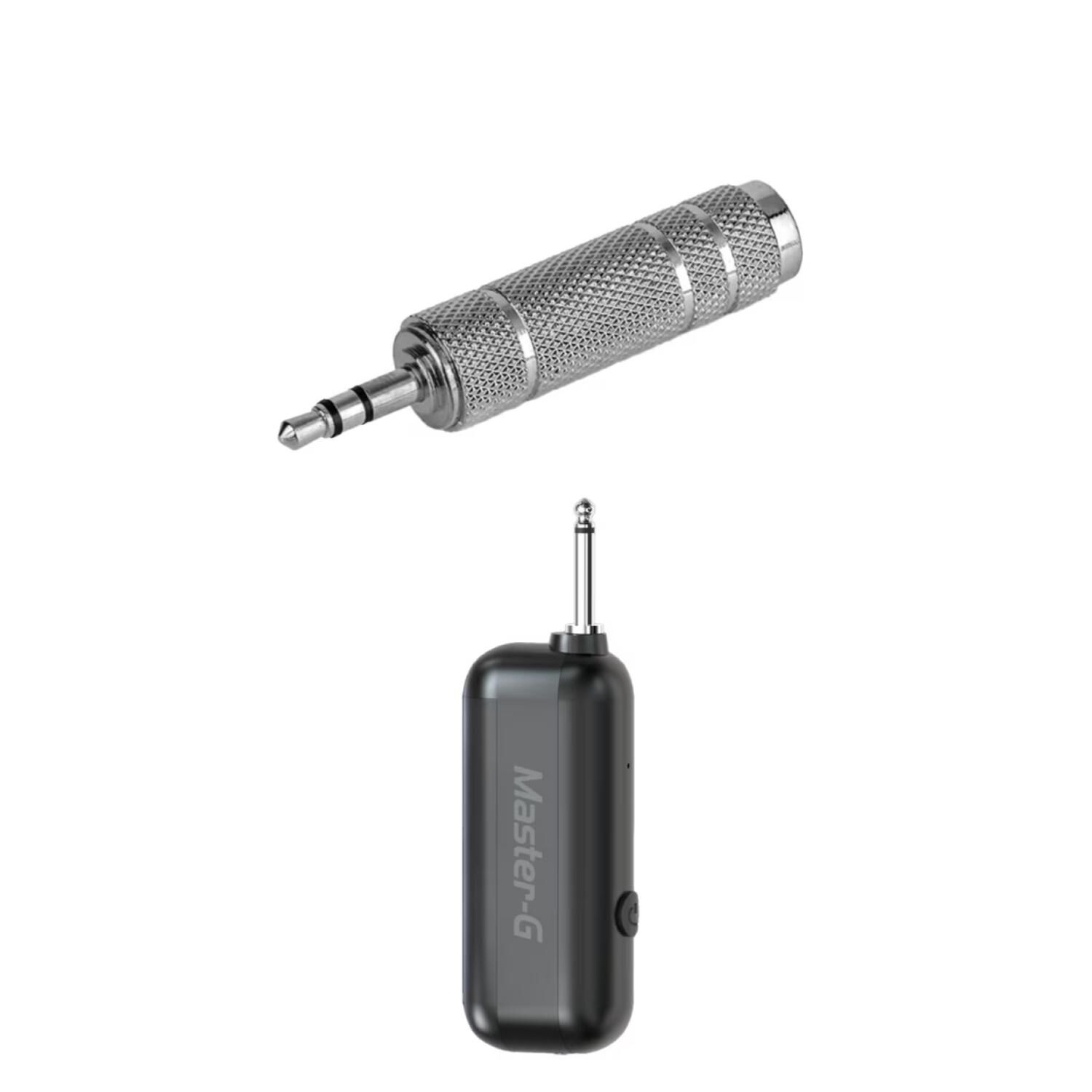Kit 2 Microfonos Uhf Inlambricos Para Parlantes Gris Master-g image number 2.0