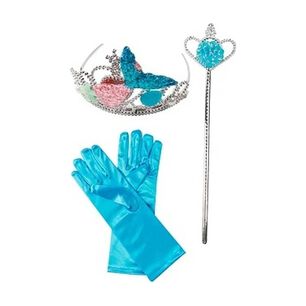 Set Accesorios Corona Guante Varita De Princesa