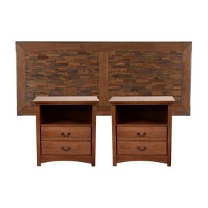 Set De Madera Cic Antique   / 2 Plazas