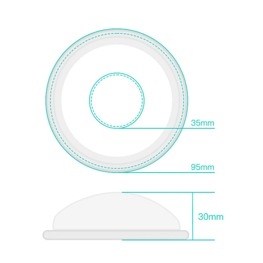 2 Amapolas Lactancia Recolector Leche Materna Disco Pezonera image number 2.0