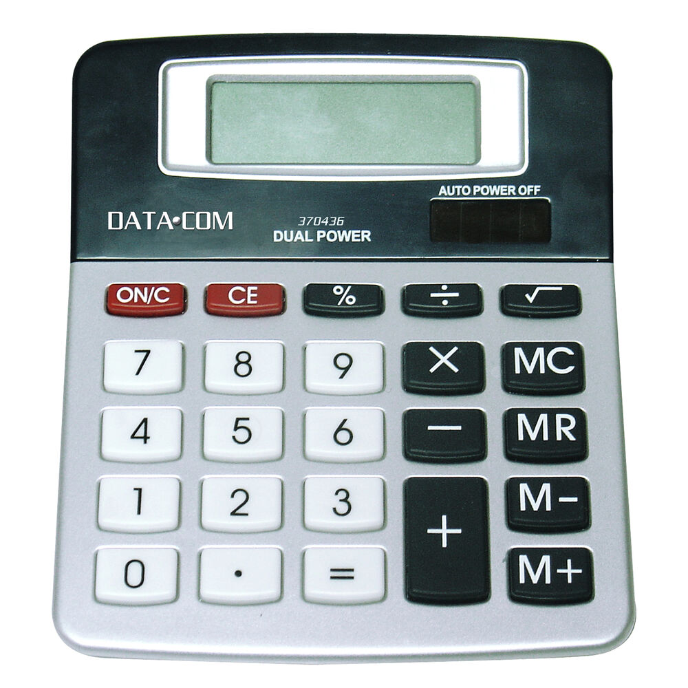 Calculadora Escritorio 10 Digitos De Pwr Datacom image number 0.0
