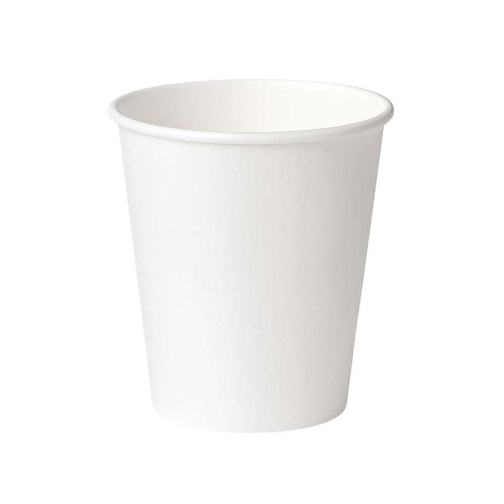 Set 100 Vasos Polipapel Termico 236ml 8oz Desechable Blanco image number 1.0