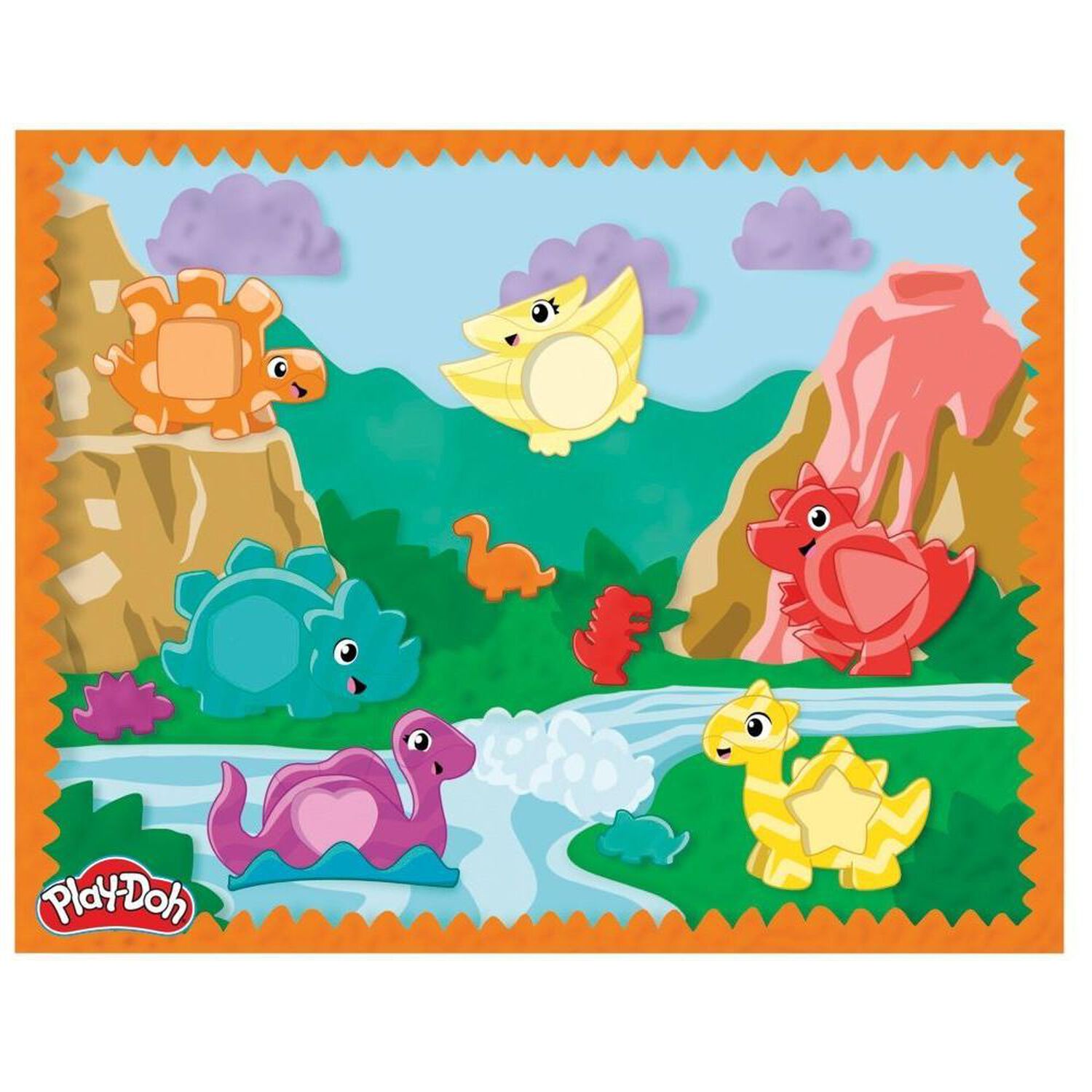 Set De Masa Moldeable Play Doh Starters Dinosaurio Forma Y Colores image number 4.0