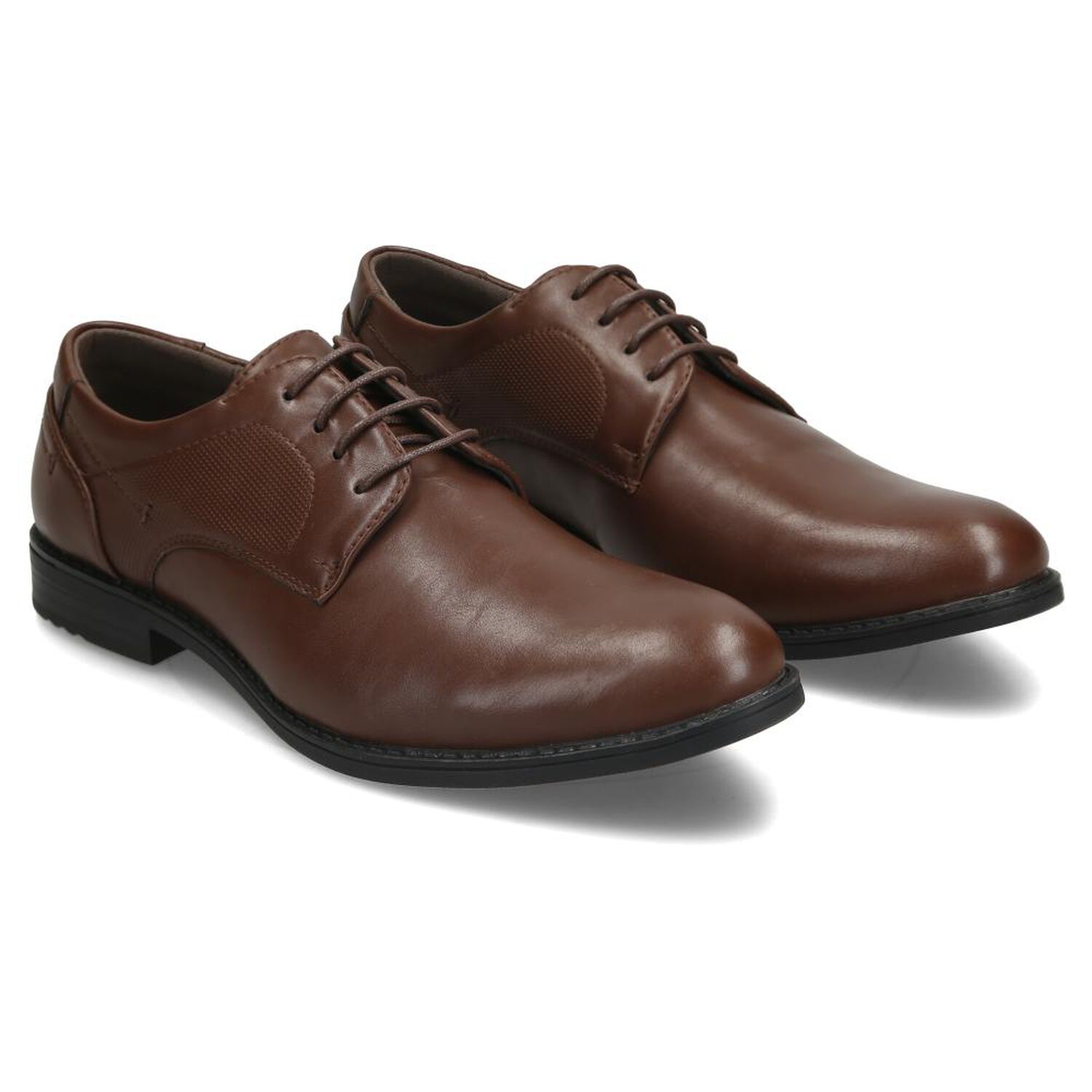 Zapato De Vestir Hombre Az Black Brown image number 1.0