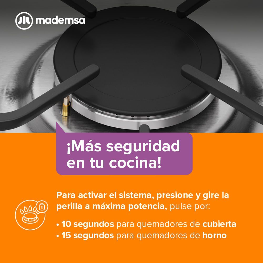 Cocina Mademsa 4 Platos Mv220t image number 6.0
