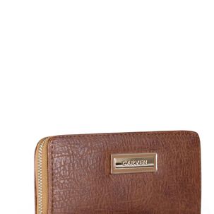 Billetera De Mujer Camelia Café Carven