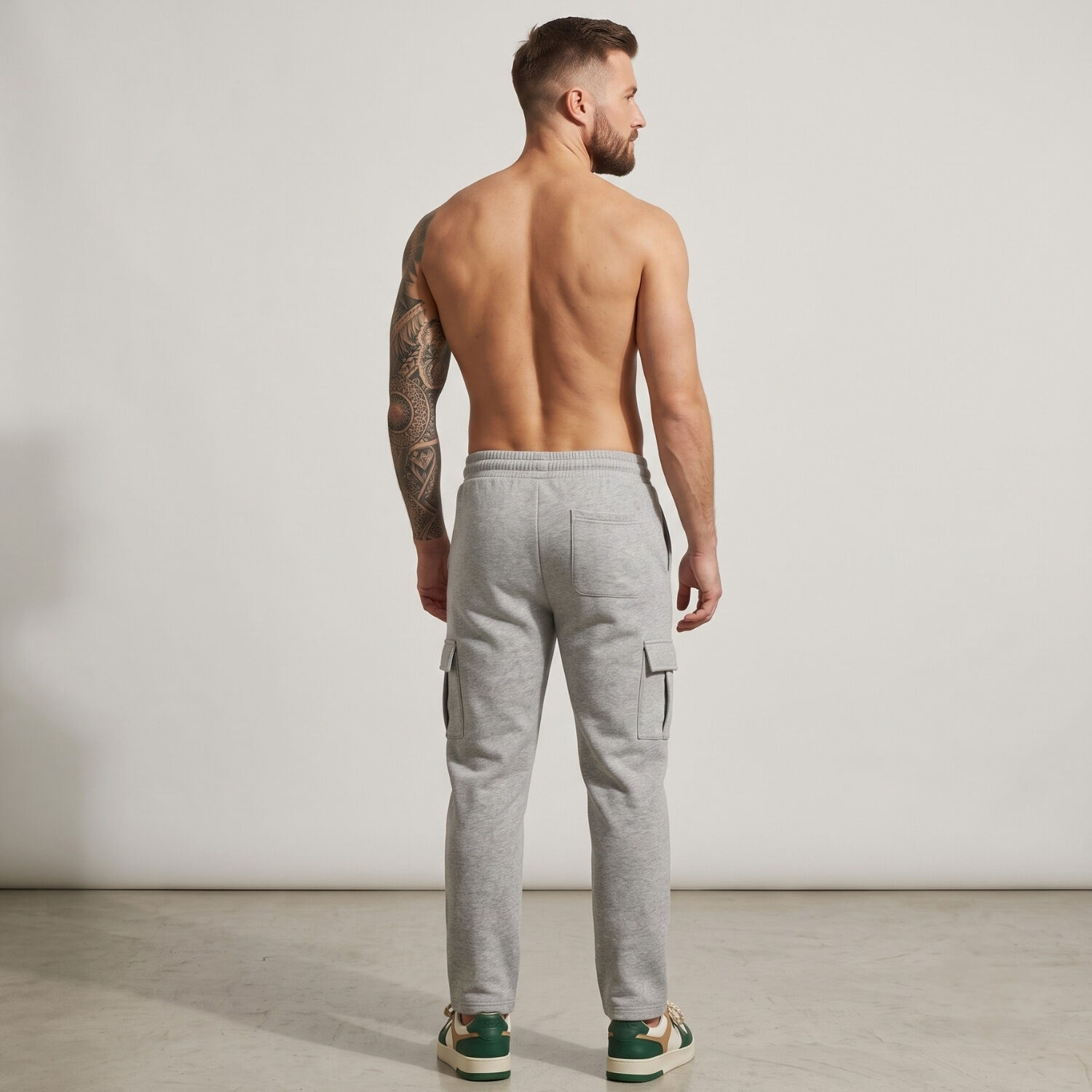 Pantalon Buzo Cargo Forro Polar Hombre image number 2.0