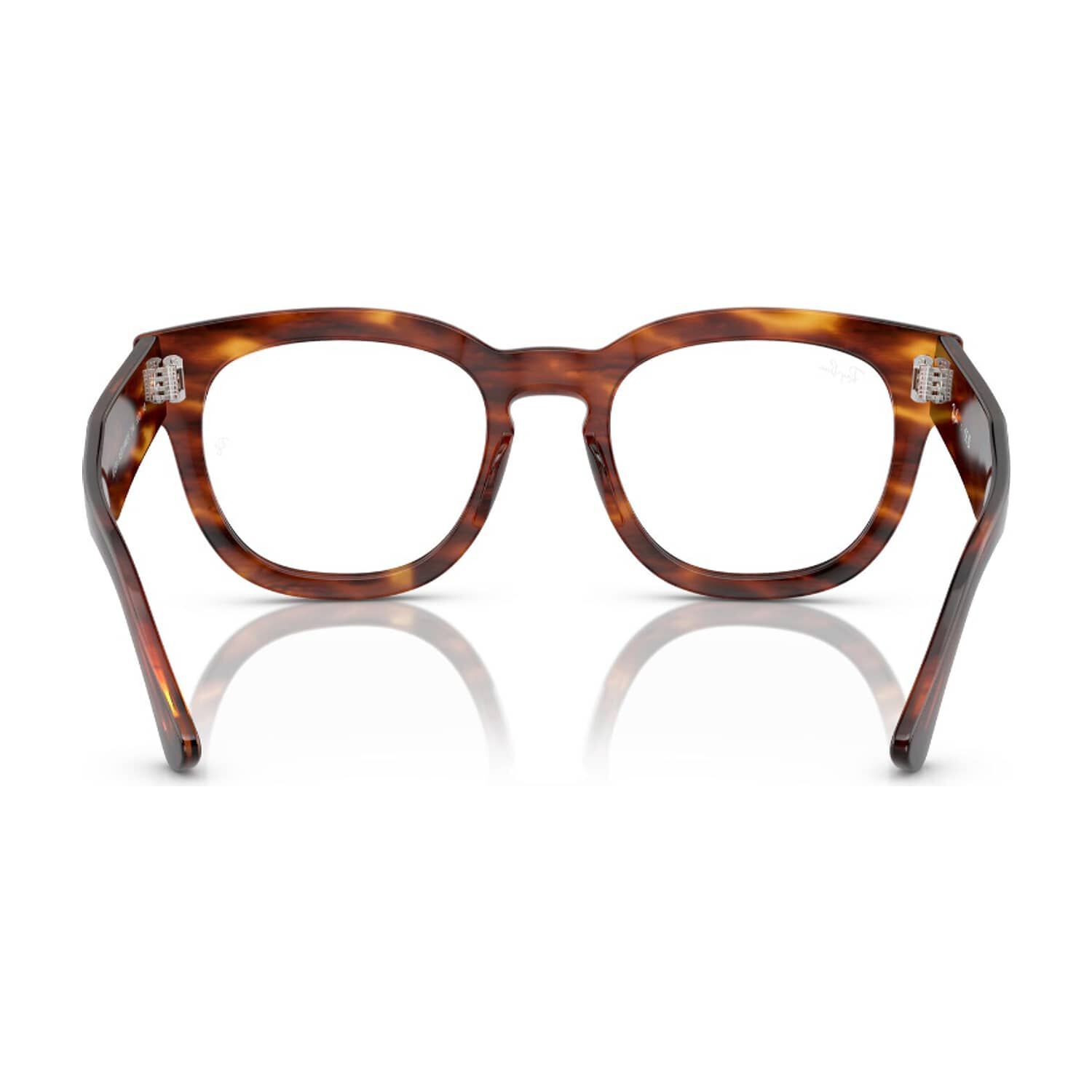 Lentes &Oacute;pticos Mega Hawkeye Striped Havana Ray-ban Optical image number 3.0