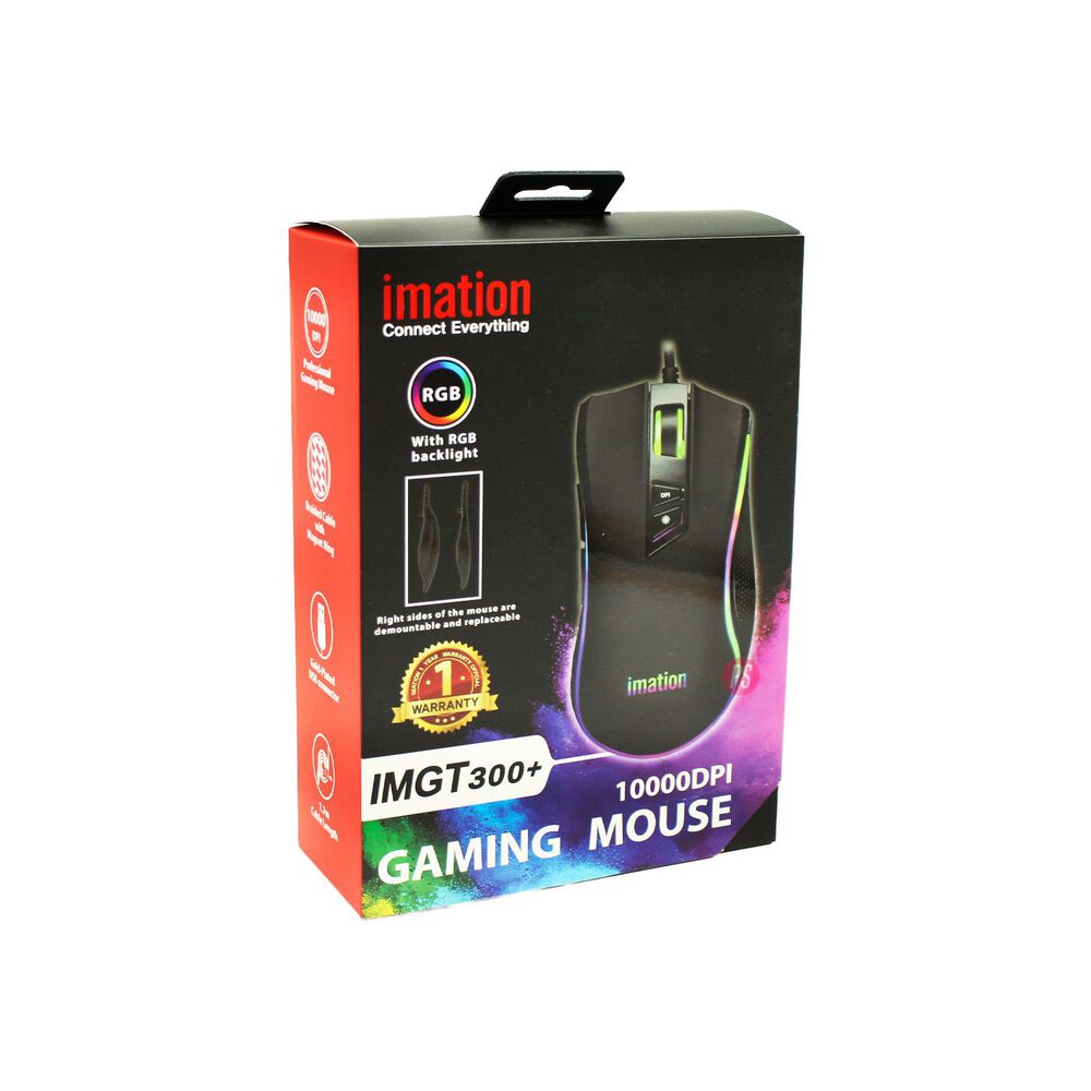 Mouse Gamer Imation Imgt300 Rgb 10000 Dpi - Ps image number 3.0