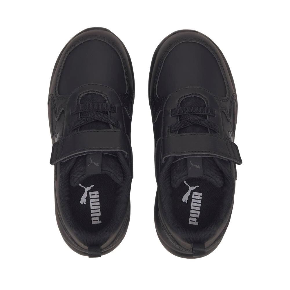 Zapatilla Escolar Unisex Puma Fun Racer Negro image number 4.0