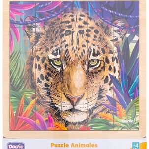Puzzle Leopardo Madera