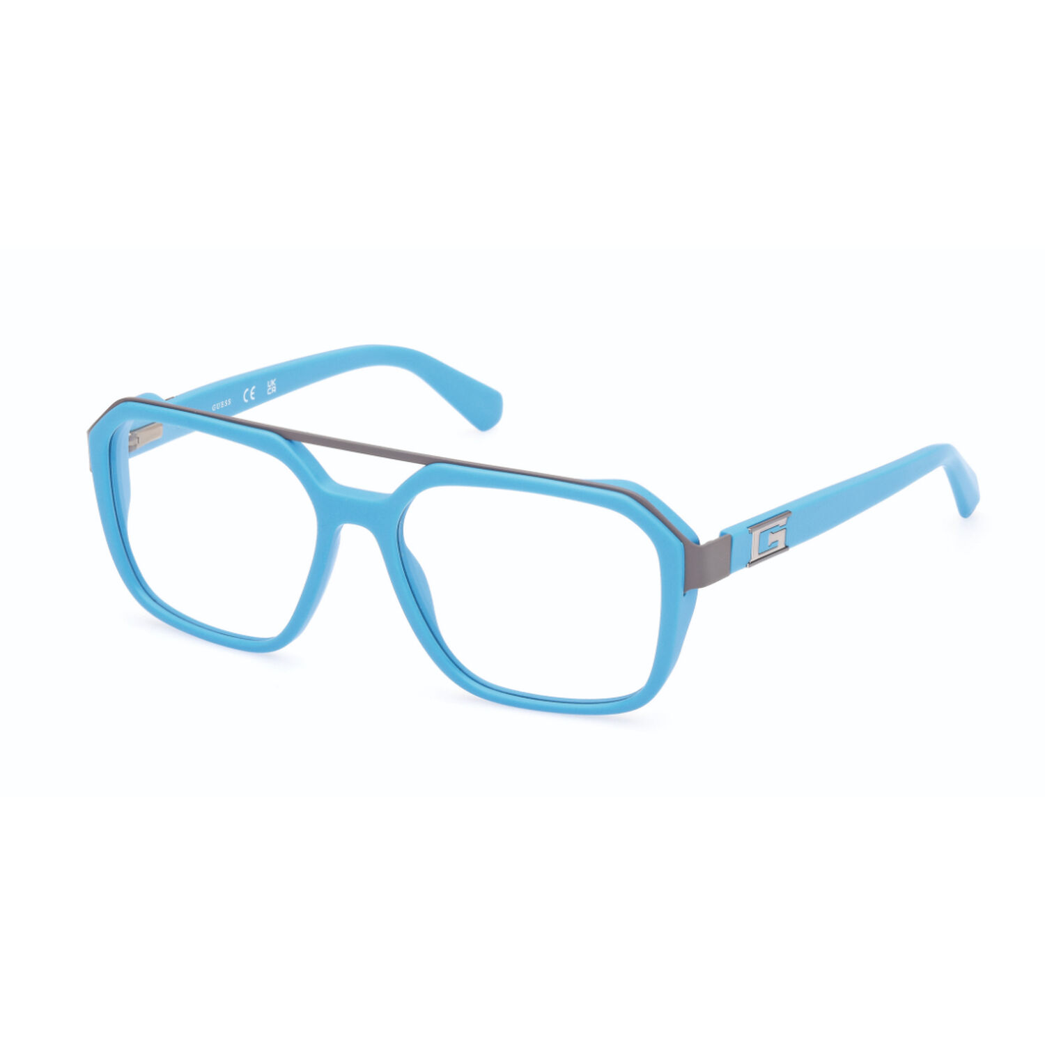 Lentes &Oacute;pticos Azul Mate Guess image number 0.0