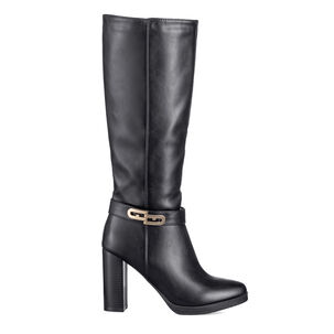 Botas Largas Mujer Tacon Grueso De Moda Vintage Weide Qbm12