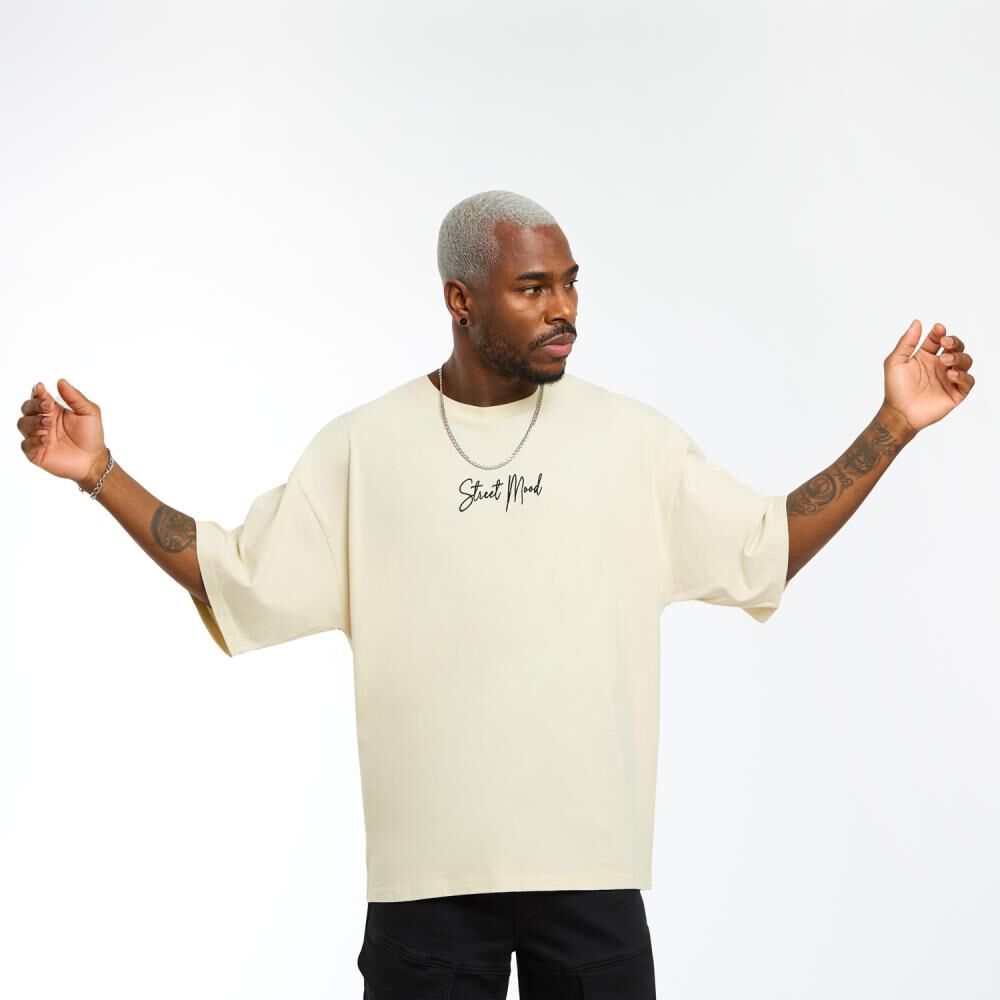 Polera Lisa Manga Corta Cuello Redondo Hombre Rolly Go image number 0.0