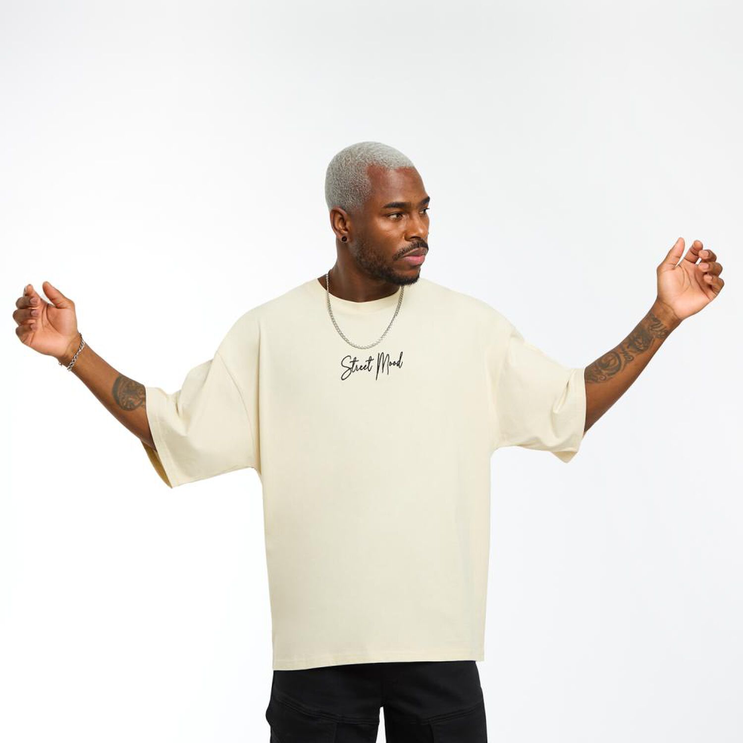 Polera Lisa Manga Corta Cuello Redondo Hombre Rolly Go image number 0.0