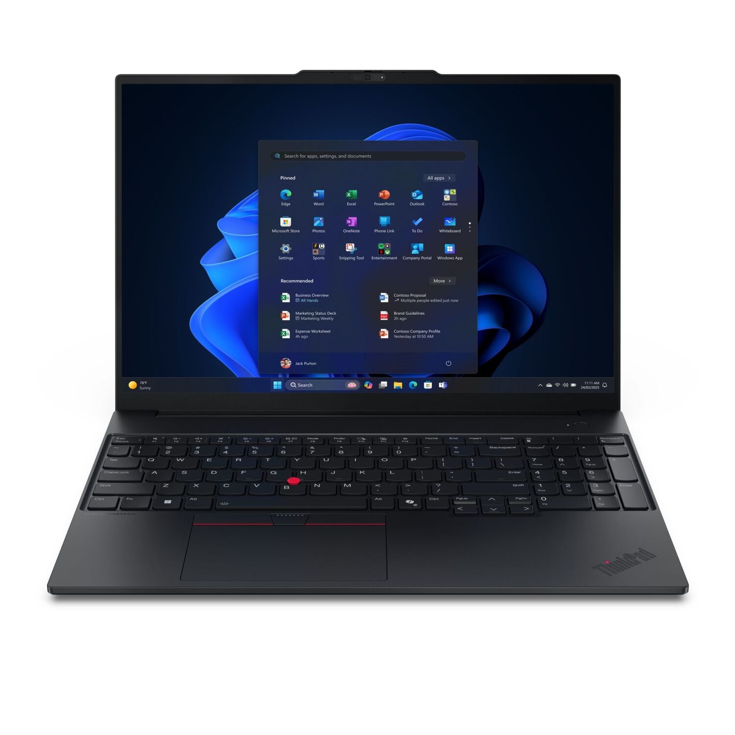 Notebook Lenovo Thinkpad E16 Gen 3 Intel Core Ultra 7 16gb Ram 512gb Ssd 16" image number 1.0