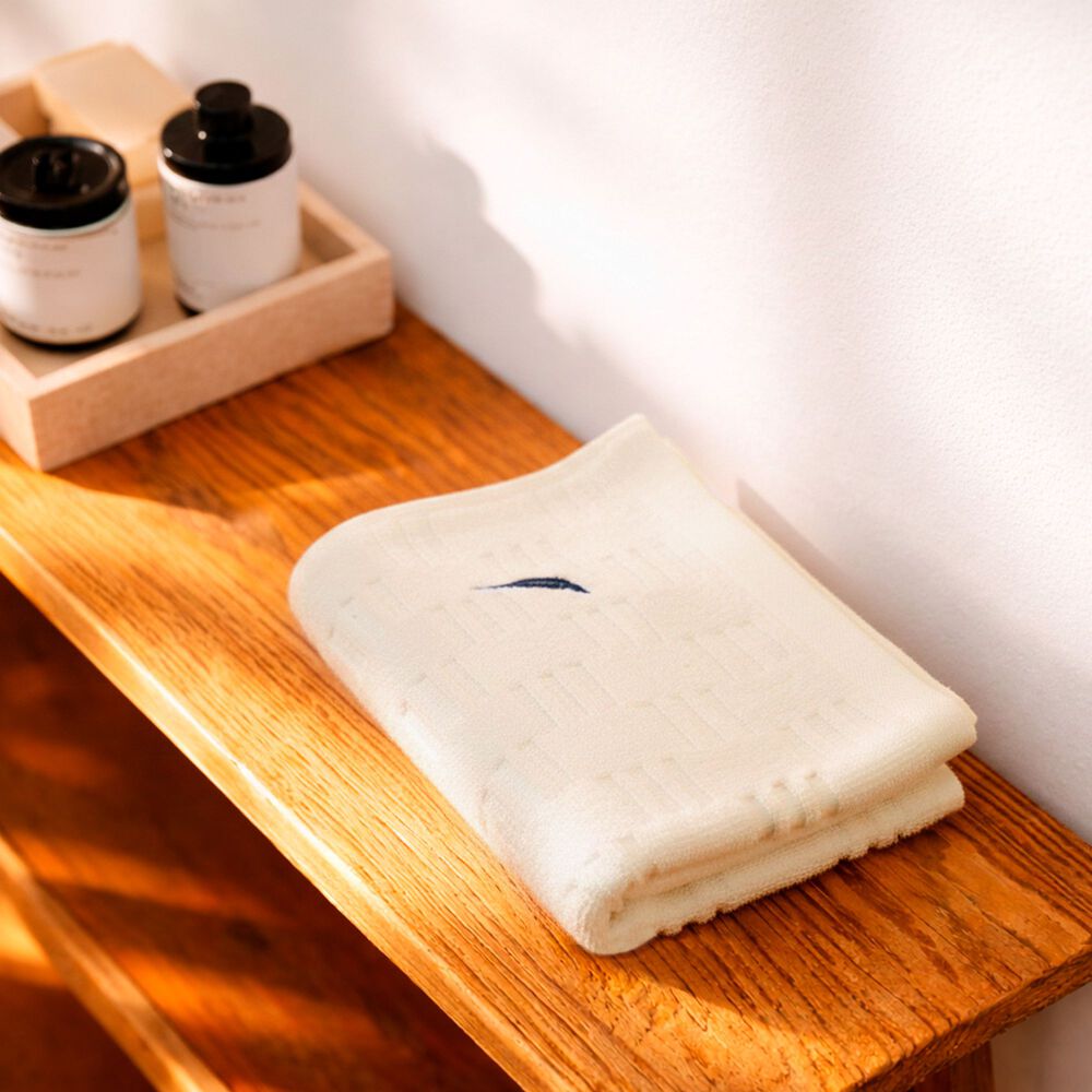 Set 4 Toallas Nautica Savoy Cara+mano+cuerpo+piso 100% Algod&oacute;n Alta Calidad Crema image number 3.0