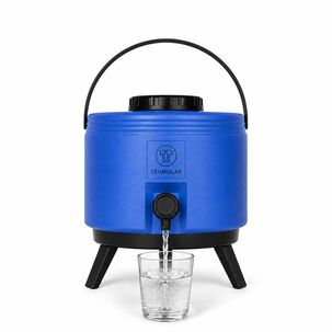 Maxi Termo 6 Litros Termolar Azul Para Agua Caliente Y Fria