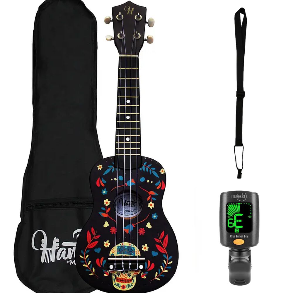 Pack Ukelele Soprano Hana Ukatrina + Funda + Afinador Cromático + Correa Allegro image number 0.0