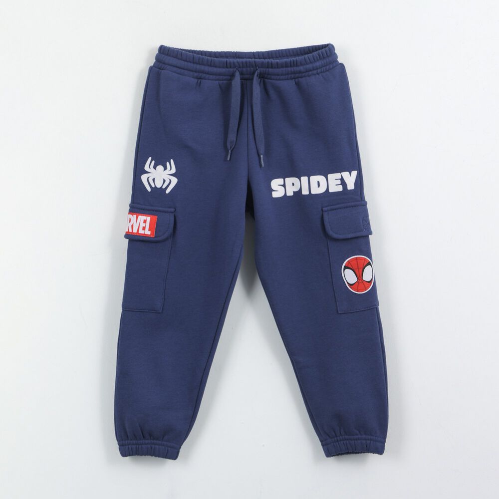 Pantal&oacute;n De Buzo Ni&ntilde;o Bolsillos Laterales Spidey Azul Marvel image number 0.0