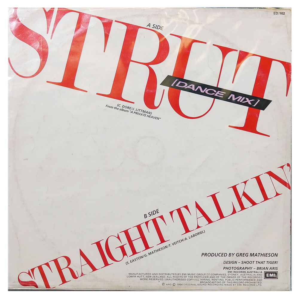 Sheena Easton - Strut (dance Mix) | 12" Maxi Single Usado image number 1.0