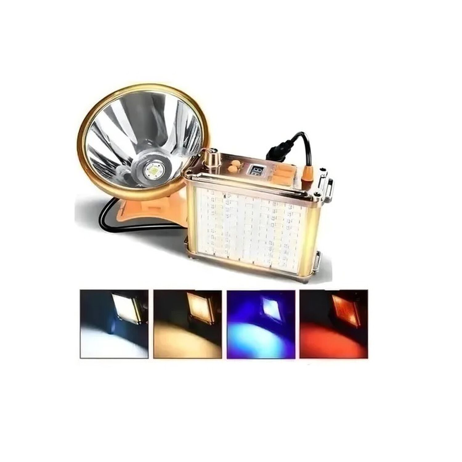 Foco De Caza Recargable Luz Roja 1200w H67 image number 4.0