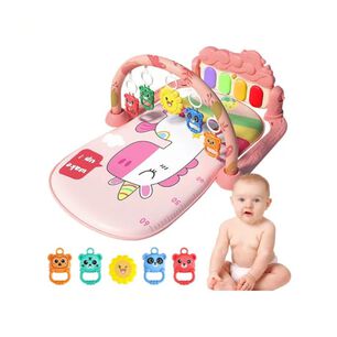 Gimnasio Con Tapete Piano Juguete Para Beb&eacute;s Rosado