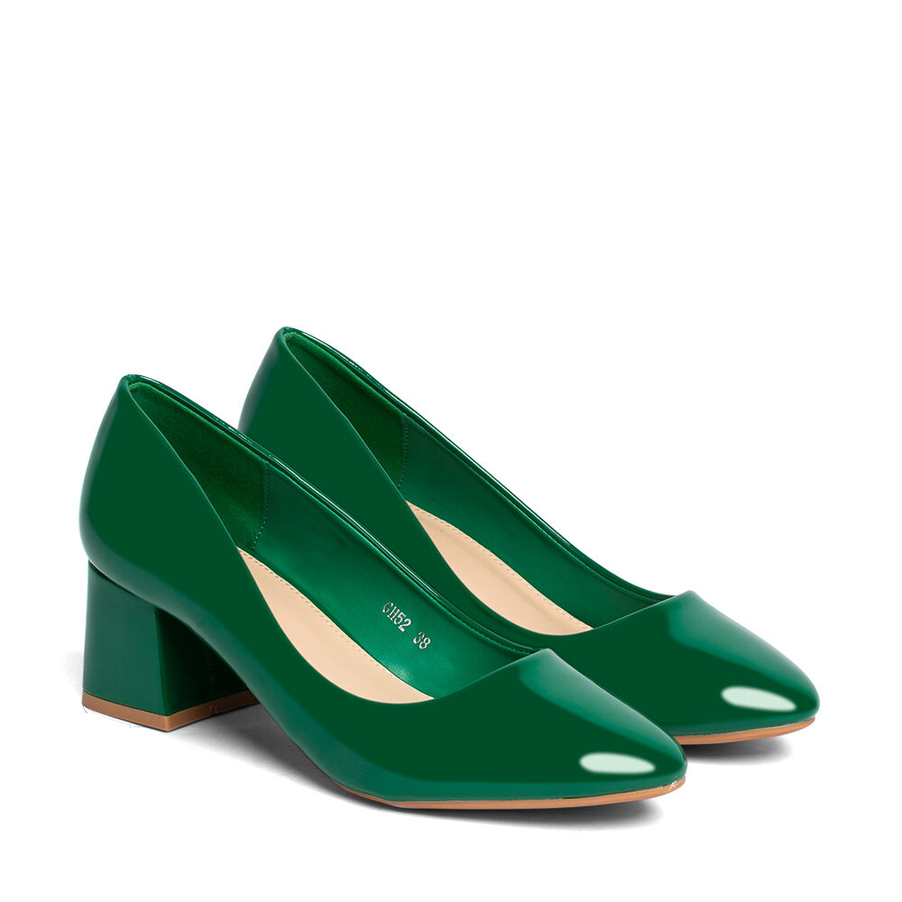 Zapatos Taco Verde Oficina Weide Gh52 image number 4.0