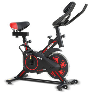Bicicleta Spinning Atletis Lite 300 Rojo Volante 4 Kg