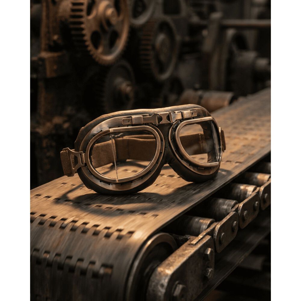 Cosplay Gafas De Moto Vintage Piloto Steampunk image number 4.0